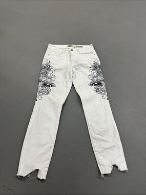 Indigo Rein White Ankle Jeans